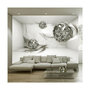 Voir la diapositive 1 : Paris Prix Papier Peint  White Topazes