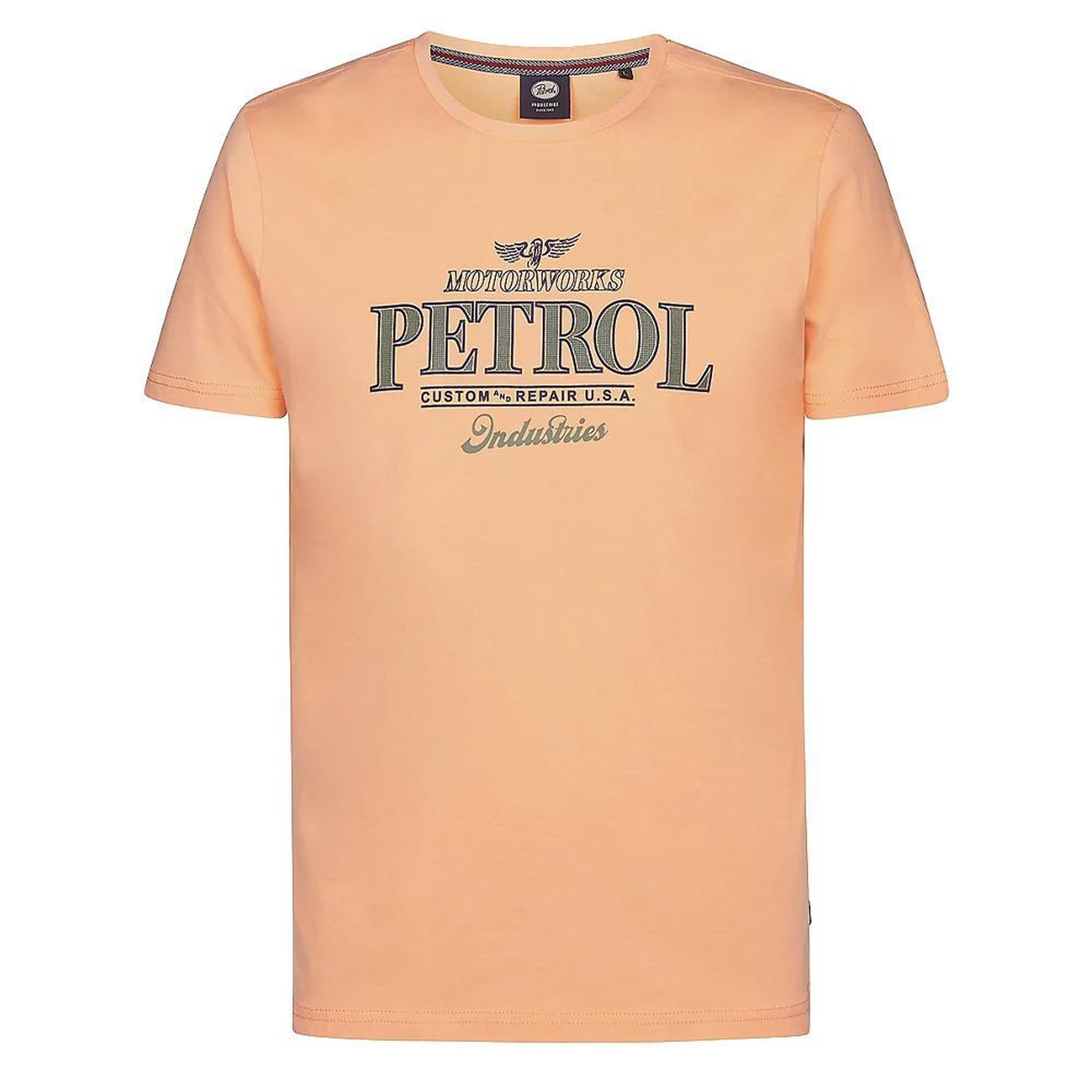 Petrol Industries T-Shirt Orange Homme Petrol Industries Classic. Coloris disponibles : Orange