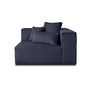 Voir la diapositive 5 : LISA DESIGN Colombine - module d'assise droit - en velours côtelé grosses côtes