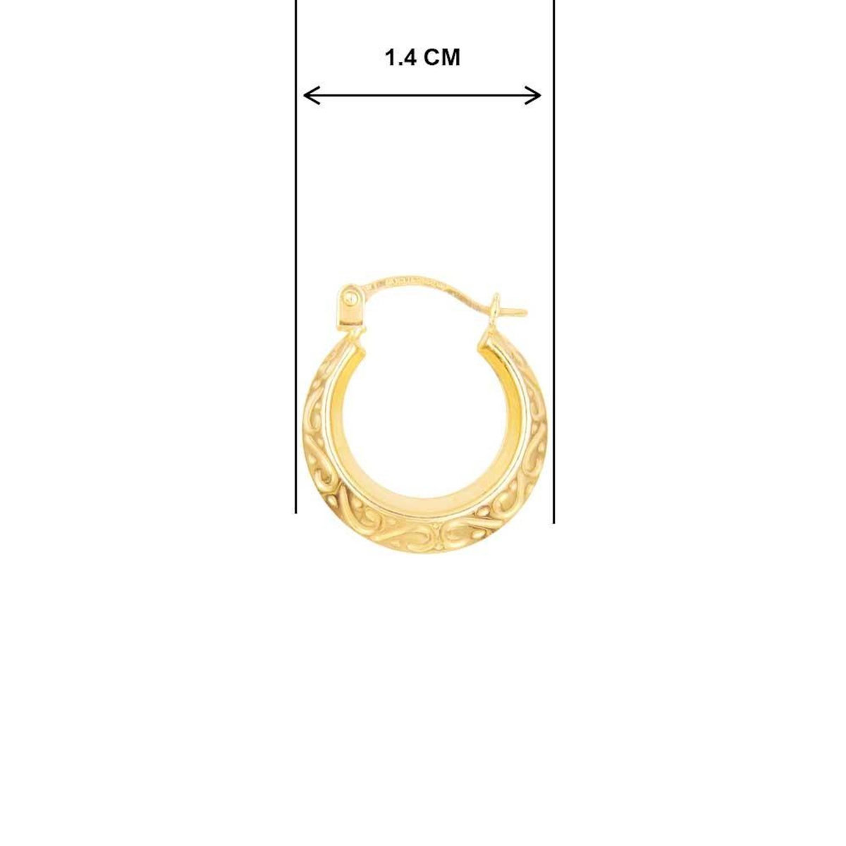 L'ATELIER D'AZUR Boucles d'Oreilles Créoles - Or Jaune - Femme