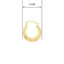 Voir la diapositive 3 : L'ATELIER D'AZUR Boucles d'Oreilles Créoles - Or Jaune - Femme