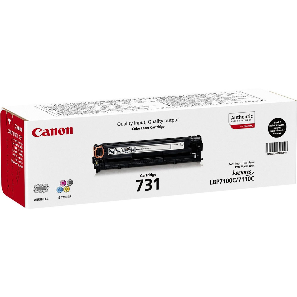 Canon Canon Cartridge 731 Black Schwarz (6272B002)