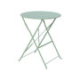 Voir la diapositive 1 : SWEEEK Table de jardin bistrot pliable - Emilia ronde - Table ronde Ø60cm en acier thermolaqué