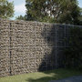 Voir la diapositive 1 : VIDAXL Panier gabion avec couvercle 200x50x200 cm fer galvanise