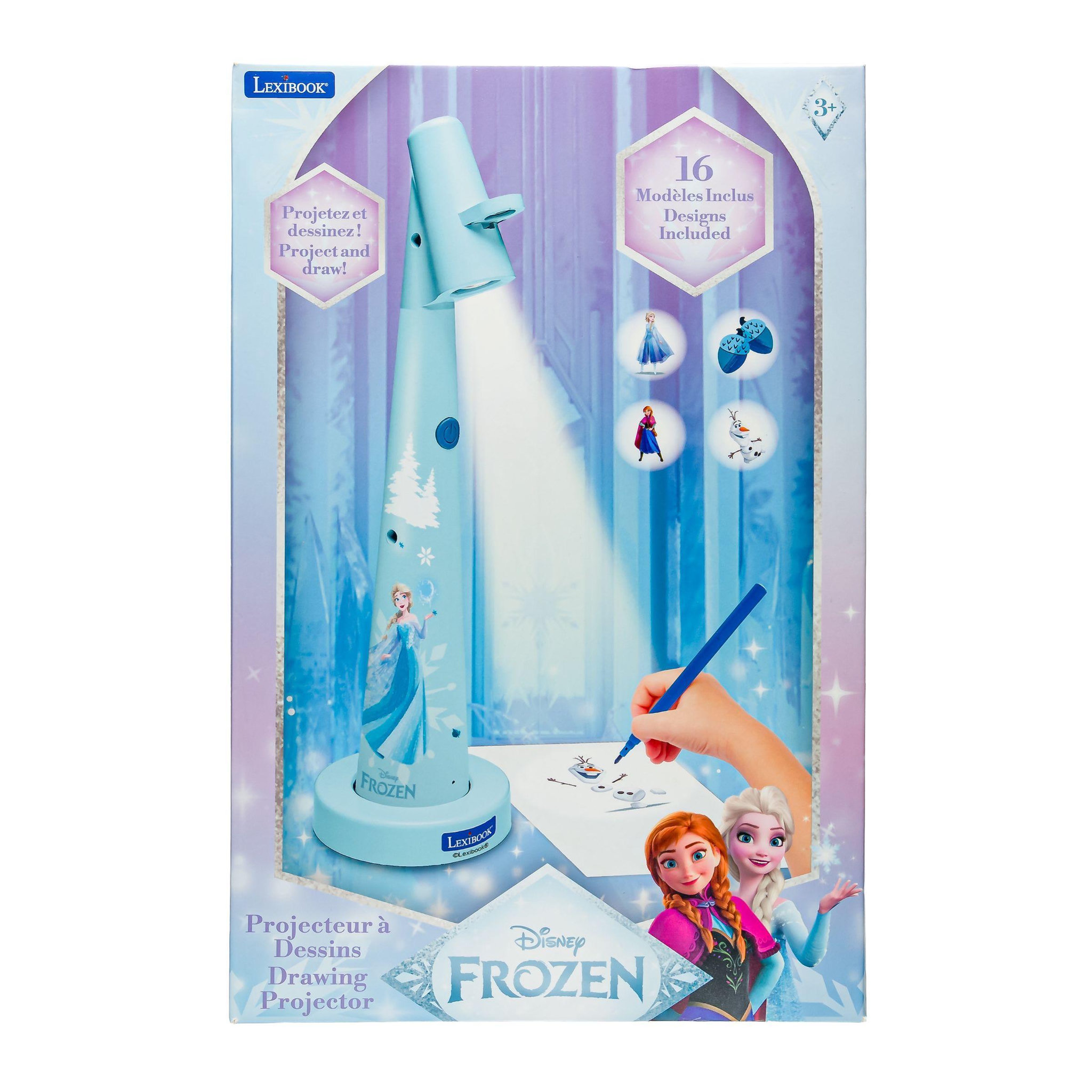 Voir la diapositive 2 : Lexibook Projecteur à dessins La Reine des neiges