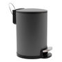 Voir la diapositive 1 : Paris Prix Poubelle de Salle de Bain en Métal  Metaline  3L Anthracite