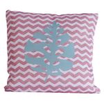 HABITABLE Coussin enfant design Pina Pinky. Coloris disponibles : Blanc, Rose