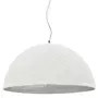 VIDAXL Lampe suspendue Blanc et argente Ø50 cm E27