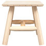 Voir la diapositive 3 : VIDAXL Table d'appoint 49x49x50 cm bois massif d'epicea
