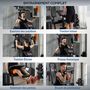 Voir la diapositive 4 : HOMCOM Station de musculation - entrainement complet - développé couché, butterfly, barre latissimus, curler, bande résistance - 11 contrepoids - acier noir