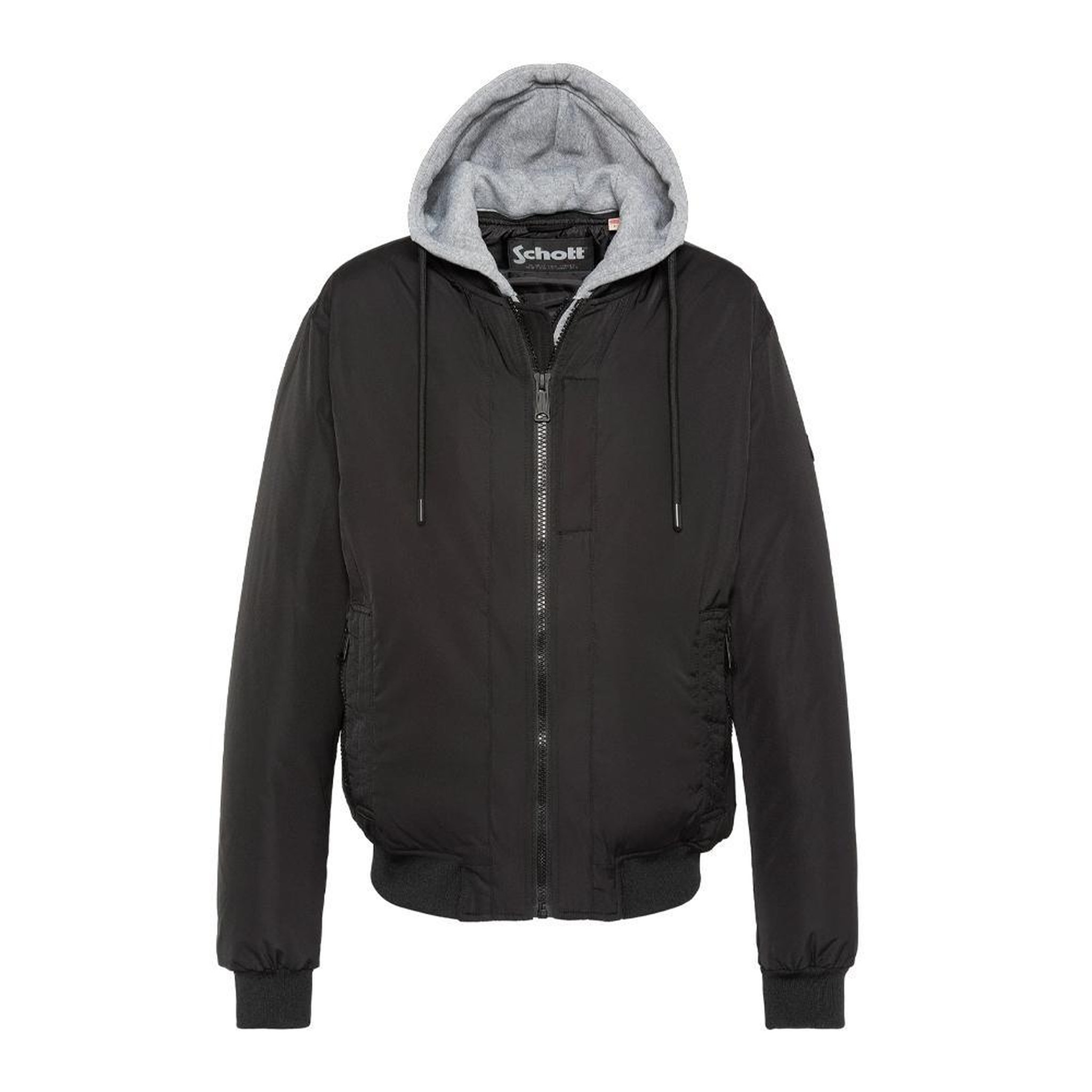 Schott Blouson Noir Schott Pastron Amovible. Coloris disponibles : Noir