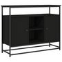 Voir la diapositive 2 : VIDAXL Buffet noir 100x35x80 cm bois d'ingenierie