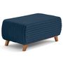 Voir la diapositive 1 : BEST MOBILIER Cristal - bout de lit - en fausse fourrure côtelée