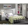 Voir la diapositive 4 : Paris Prix Lit Enfant Métal  New York  120x200cm Blanc