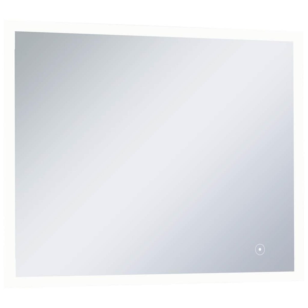 VIDAXL Miroir mural a LED de salle de bain et capteur tactile 80x60 cm