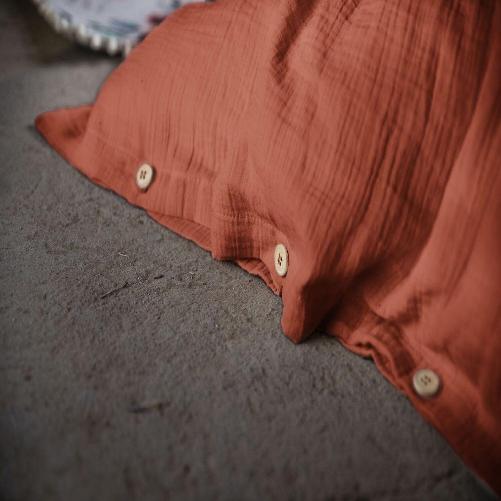 Voir la diapositive 2 : Home collection Housse de couette 100% gaze de coton