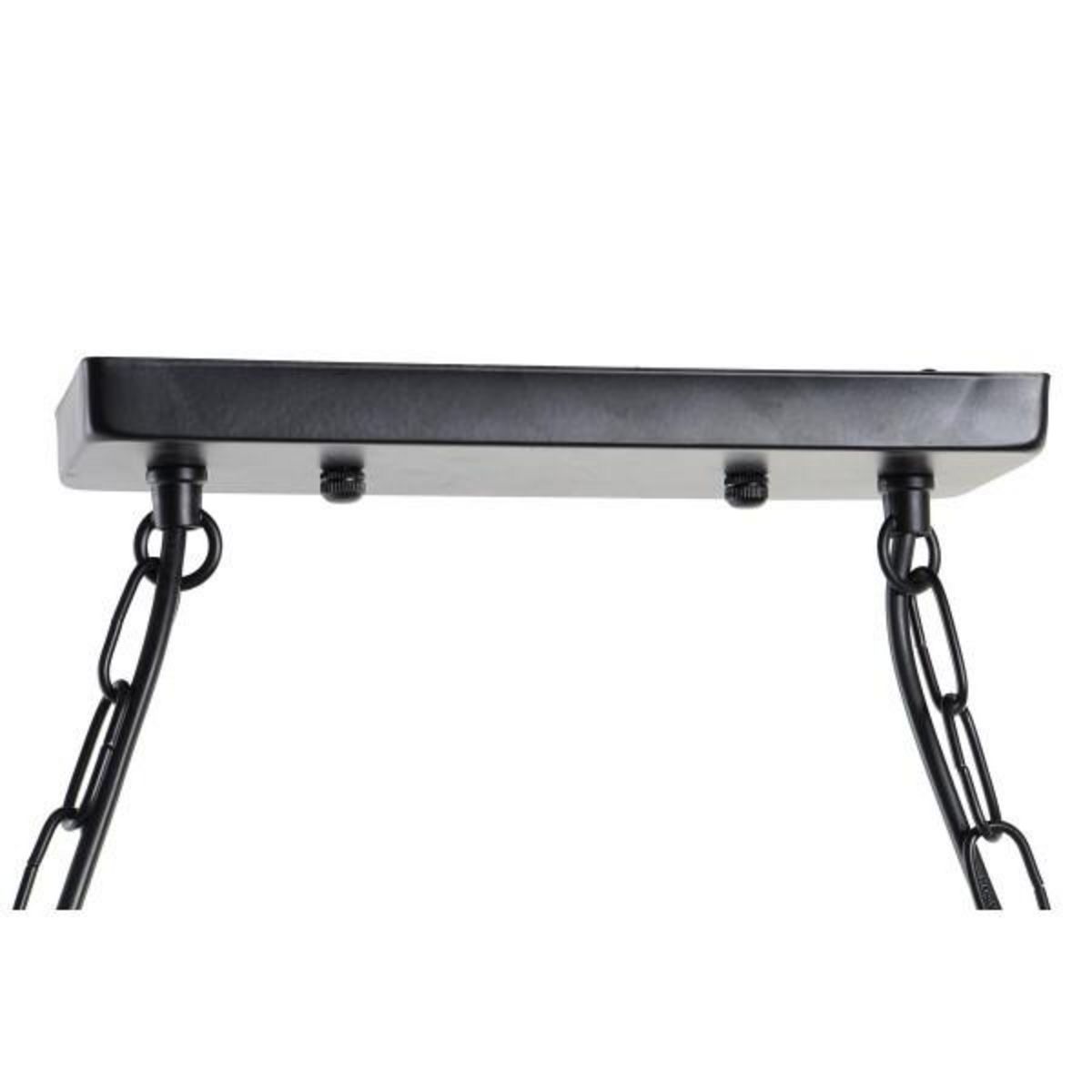 MARKET24 Suspension DKD Home Decor Naturel Noir Métal Corde 50 W (85 x 18 x 20 cm)