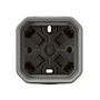 Voir la diapositive 2 : Legrand Boîtier saillie étanche PLEXO 1 poste avec 2 embouts à membrane et 1 entrée gris (Boîte de 10) LEGRAND 069651L