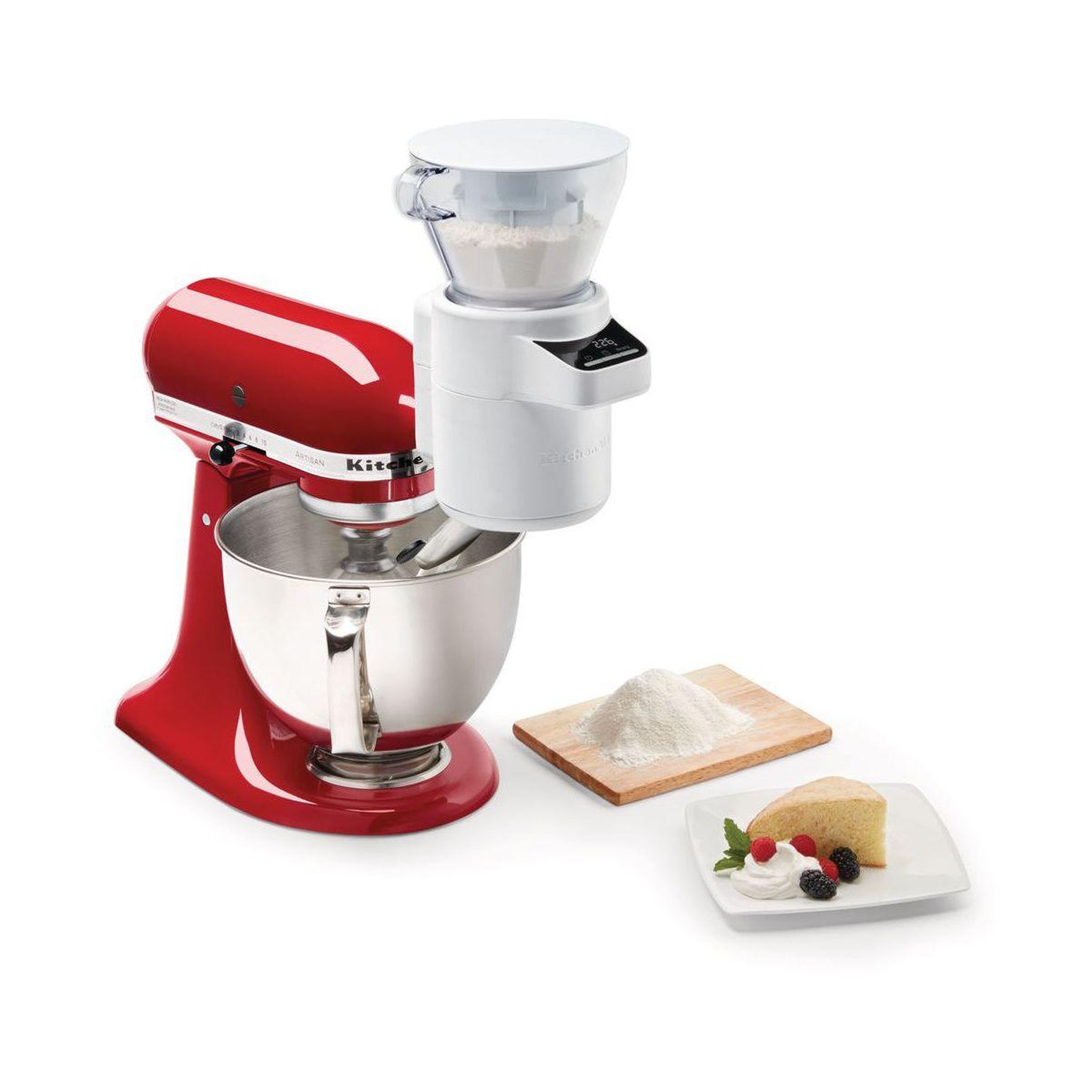 Voir la diapositive 3 : KitchenAid Tamis et balance 5ksmsfta tamis et balance