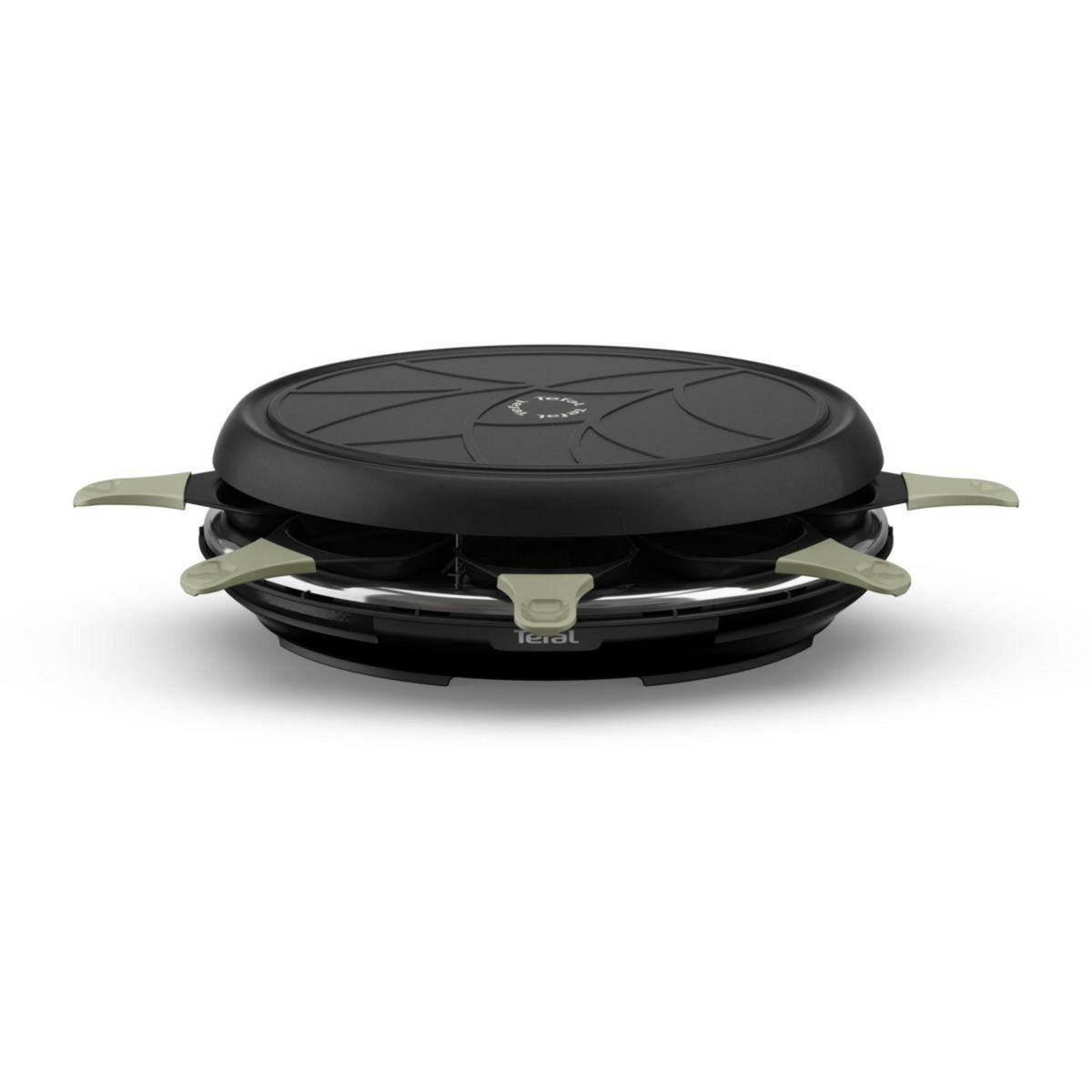 TEFAL Raclette RE31E810 eco 8 coupelles noir