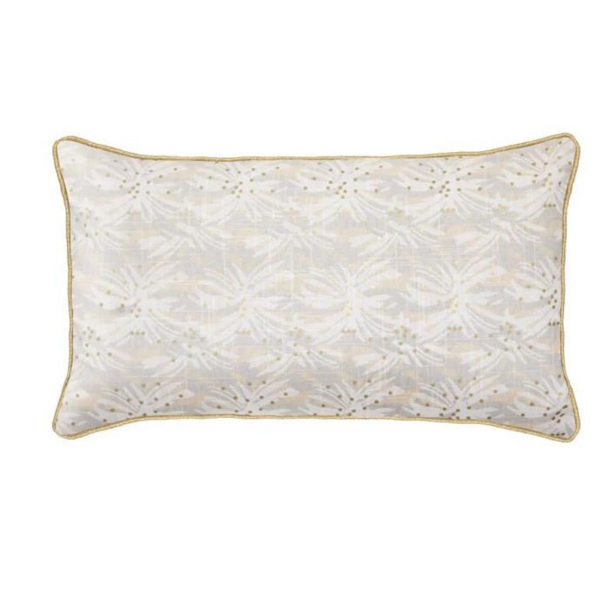 ATMOSPHERA Housse de Coussin  Imprimé  30x50cm Lin & Or