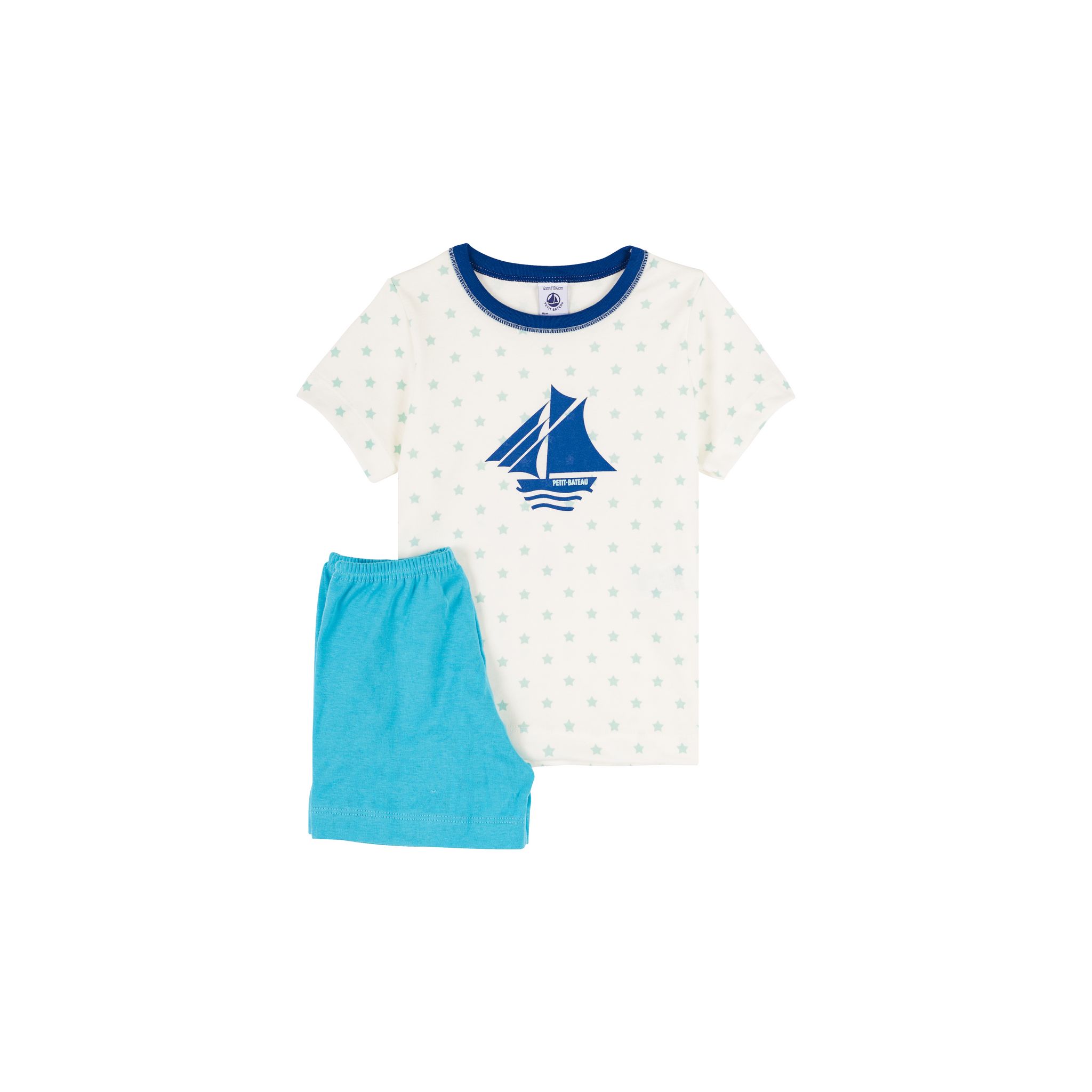 Pyjama Bébé Petit Bateau Pyjama Garçon, Bleu Polochon / Multico