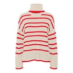 Vero Moda Pull Beige/ Femme Vero Moda Saba. Coloris disponibles : Rouge