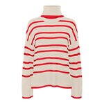 Vero Moda Pull Beige/ Femme Vero Moda Saba. Coloris disponibles : Rouge
