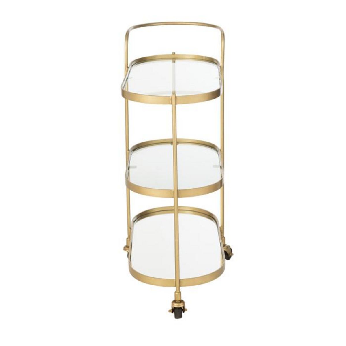 Paris Prix Desserte 3 Niveaux Design  Leanor  84cm Or