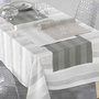 Voir la diapositive 3 : Paris Prix Chemin de Table en Coton  Eldora  40x140cm Gris