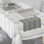 Voir la diapositive 3 : Paris Prix Chemin de Table en Coton  Eldora  40x140cm Gris