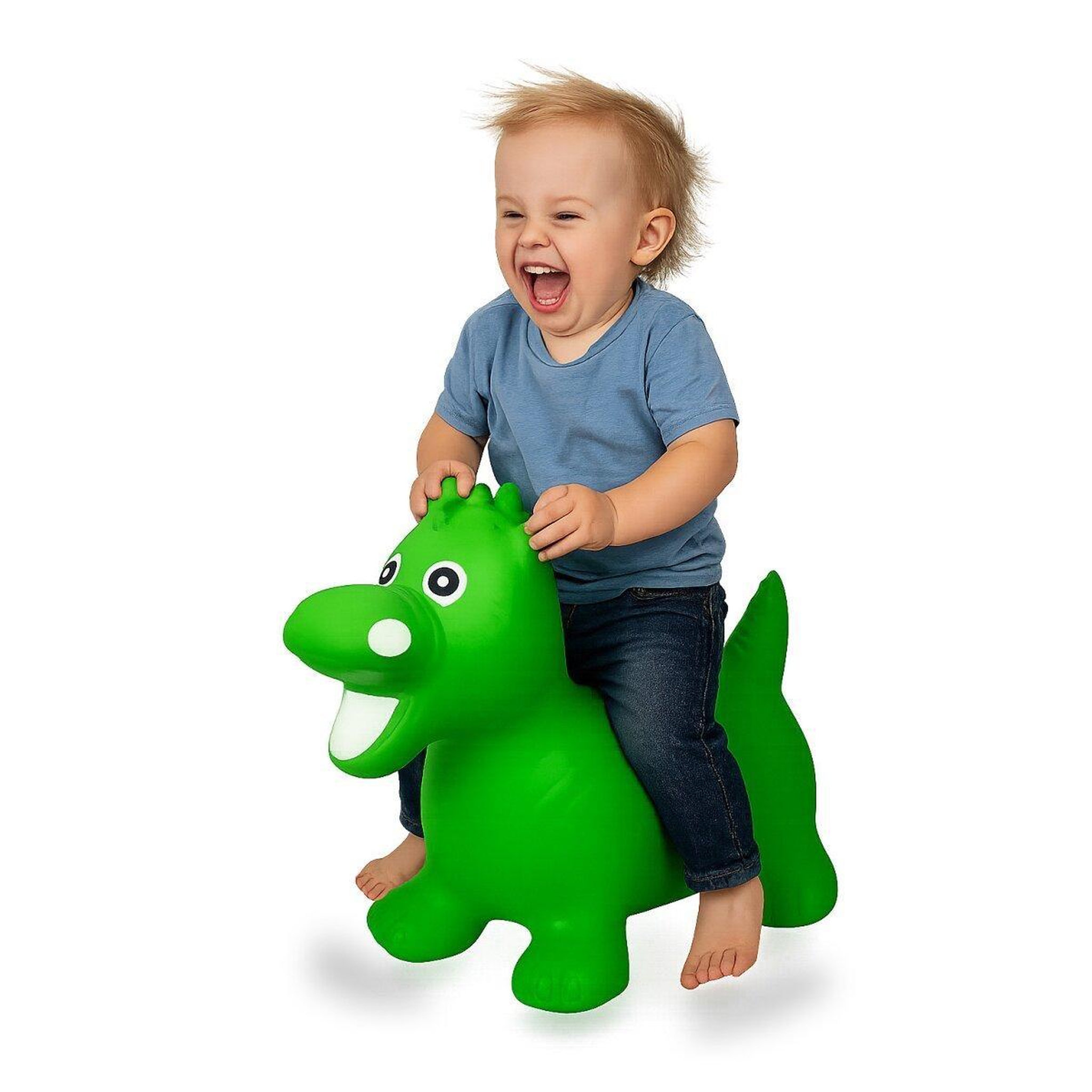 Voir la diapositive 3 : Jamara Animal rebondissante dragon hoppydoo vert avec pompe