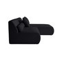 Voir la diapositive 4 : LISA DESIGN Onyx - canapé modulable d'angle réversible 4 places - en tissu mailles 3d