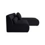 Voir la diapositive 4 : LISA DESIGN Onyx - canapé modulable d'angle réversible 4 places - en tissu mailles 3d