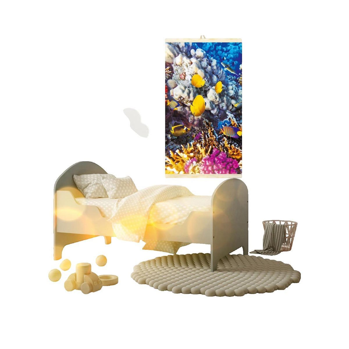 Trio Lighting Panneau radiant infrarouge Trio TRIO design Motif inspiré de Manhattan