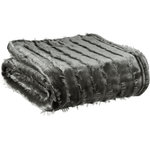 Les Ateliers du Linge Plaid 100%polyester 280gsm sillon. Coloris disponibles : Rose