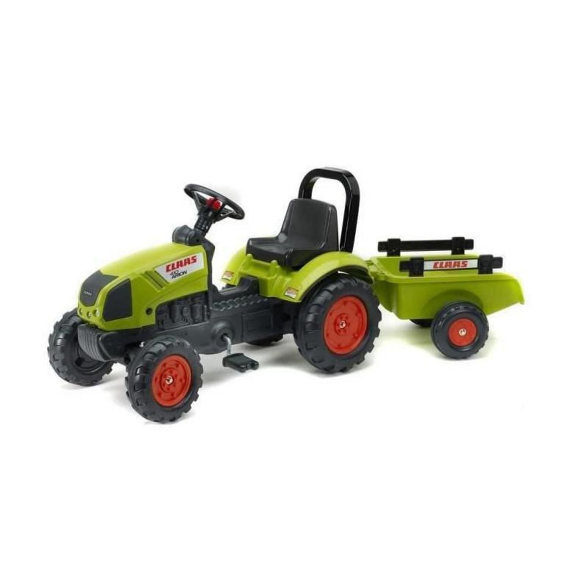 FALK FALK Tracteur a Pedales Claas Arion 410 + Remorque