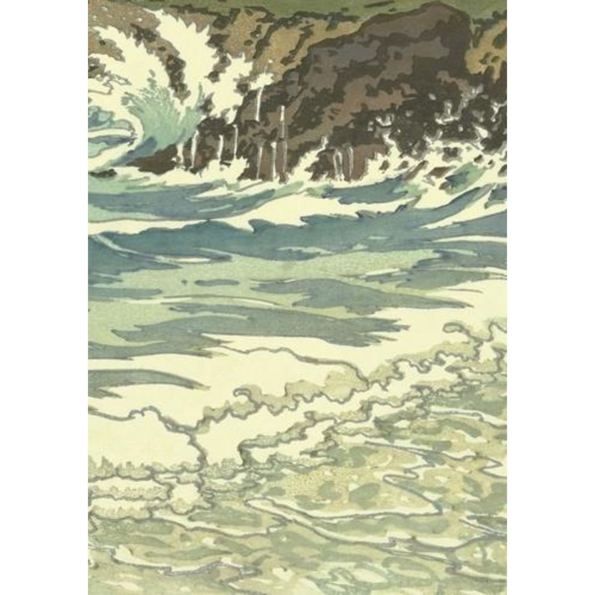 CARNET LA MER : ETUDES DE VAGUES, Rivière Henri