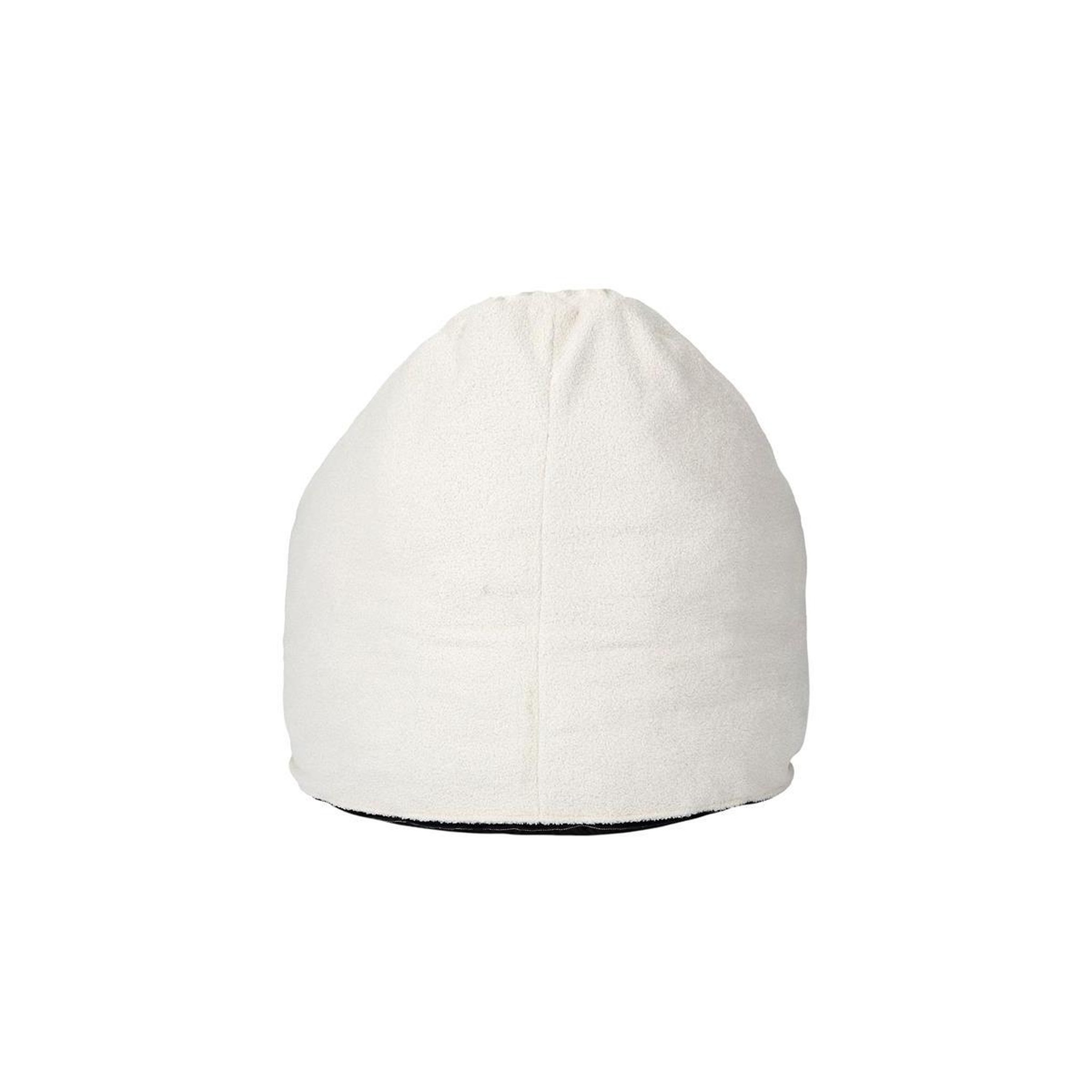 Voir la diapositive 4 : The Home Deco Factory Fauteuil Poire Compressé  Bouclette  90cm Blanc