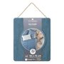 Voir la diapositive 3 : Paris Prix Taie d'Oreiller en Lin  Adorable  50x70cm Bleu Canard