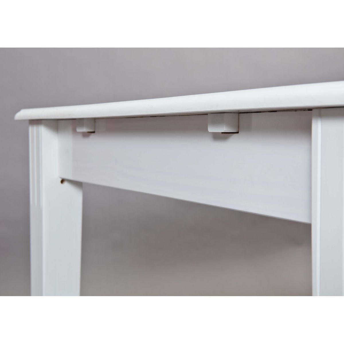 Table de séjour salle à manger bois massif L160cm 1 tiroir KAMPEN