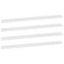 Voir la diapositive 2 : VIDAXL Etageres murales 4 pcs Blanc brillant 115x9x3 cm