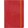 CLAIREFONTAINE Carnet soft cover à élastique 14.8x21cm 160 pages-rouge