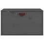 Voir la diapositive 3 : VIDAXL Armoire murale Gris 60x30x35 cm Bois de pin massif