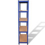 Voir la diapositive 5 : VIDAXL Etagere de rangement 2 pcs Bleu