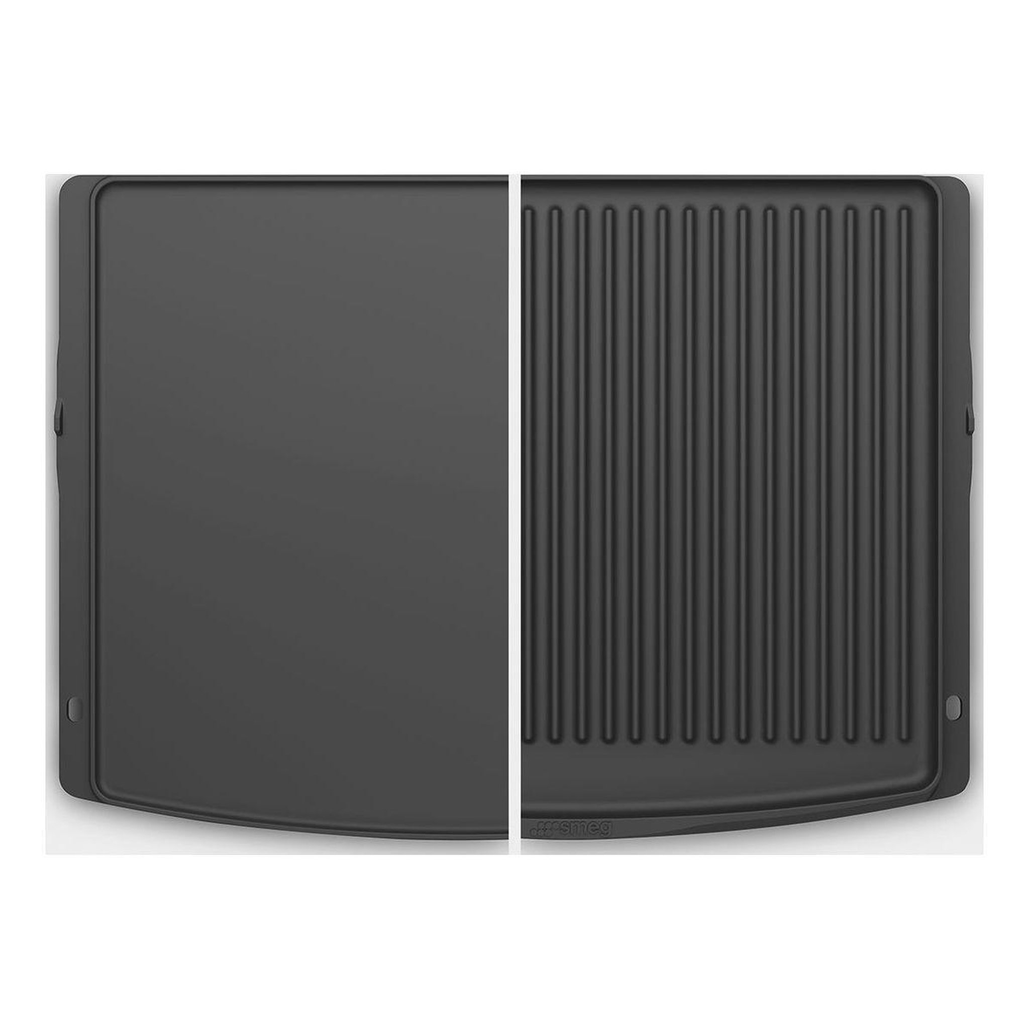 Voir la diapositive 2 : SMEG Plaque de cuisson gril barbecue 2 faces - bbq