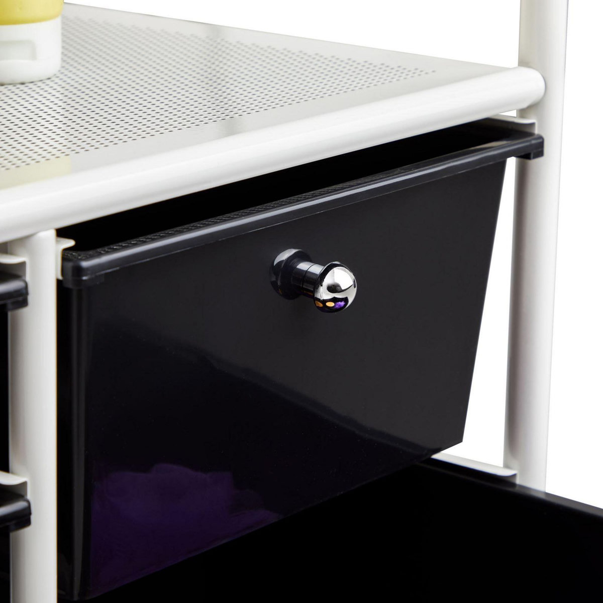 IDIMEX Caisson sur roulettes MARITA, 6 + 3 tiroirs, chromé