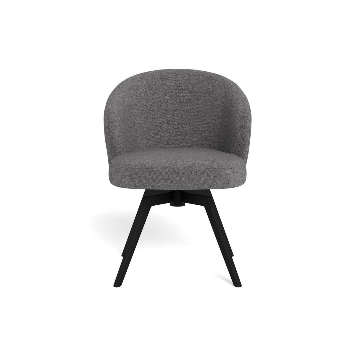 TOILINUX Chaise avec base pivotante à 360 degrés MARGAUX - Gris