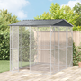 Voir la diapositive 3 : VIDAXL Aviary pour Oiseaux Anthracite 310x227x247 cm Acier