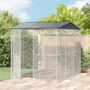 Voir la diapositive 3 : VIDAXL Aviary pour Oiseaux Anthracite 310x227x247 cm Acier